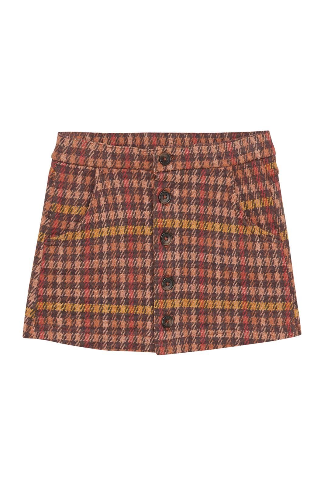 Noppies Kids Rok Portola - Check Pattern Light Brown