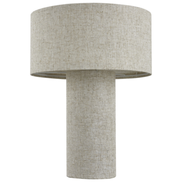 KARWEI tafellamp Jim beige ø30x40cm