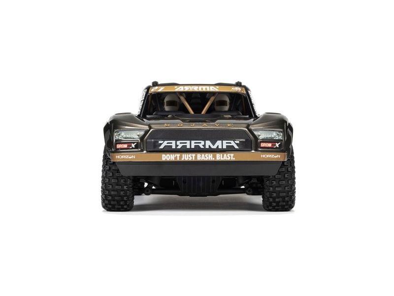 Arrma Desert Truck Mojave GROM BLX 2233S, Schwarz 1:16 Brushless 4 X 4 Small Scale Desert Truck ARTR mit DSC
