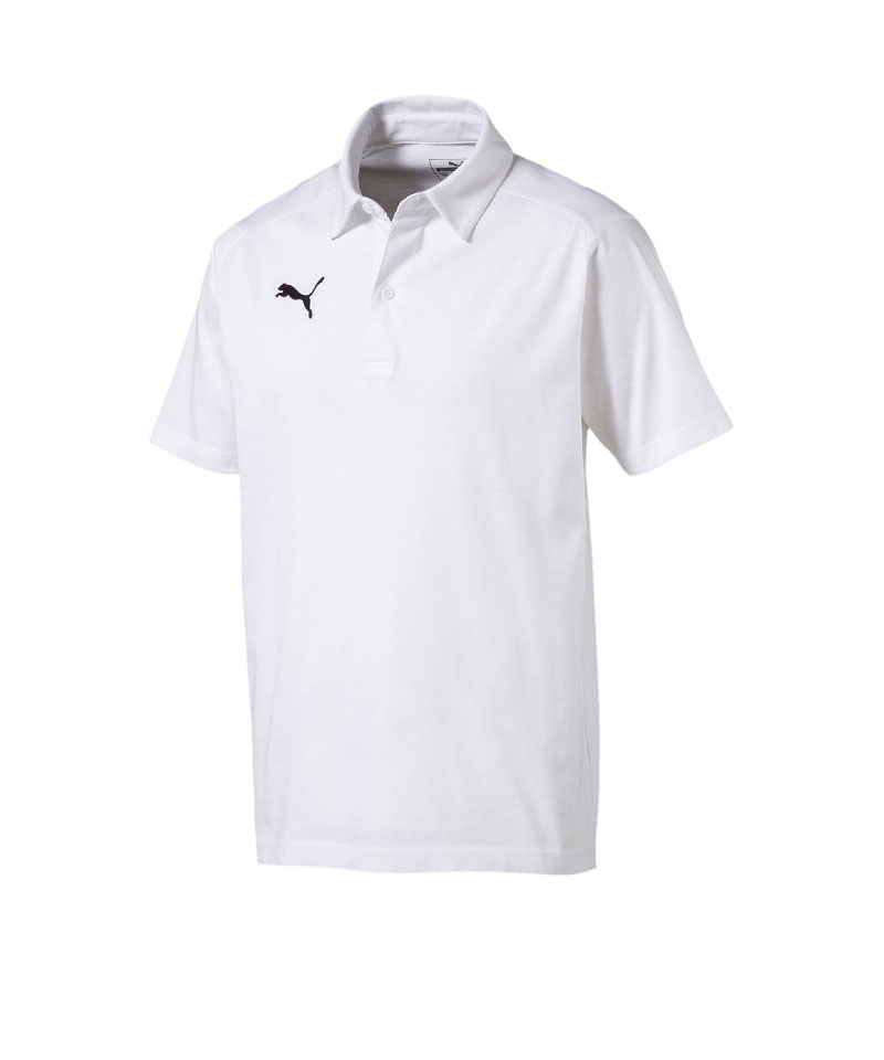 PUMA LIGA Casuals Poloshirt Weiss F04