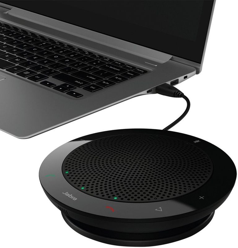 Jabra - Speak 410 - Speakerphone - Zwart - Draagbaar