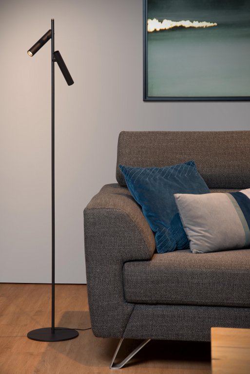Lucide Philon Double vloerlamp LED zwart