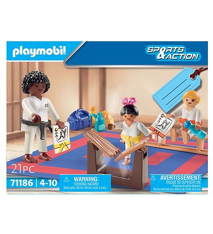 Playmobil Sports & Action S?t - Karatetr?ning - 71186 - 21 Dele