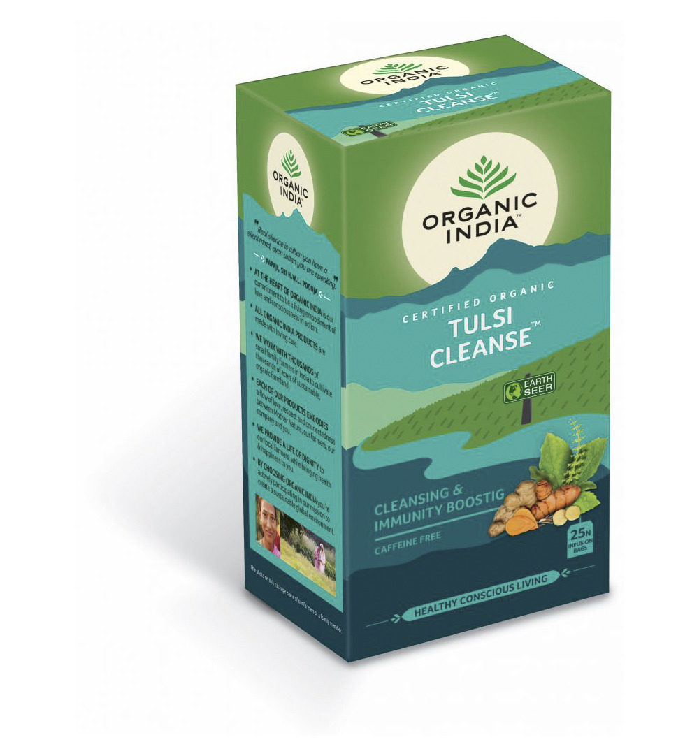Organic India Tulsi Cleanse Thee Bio (25 stuks)