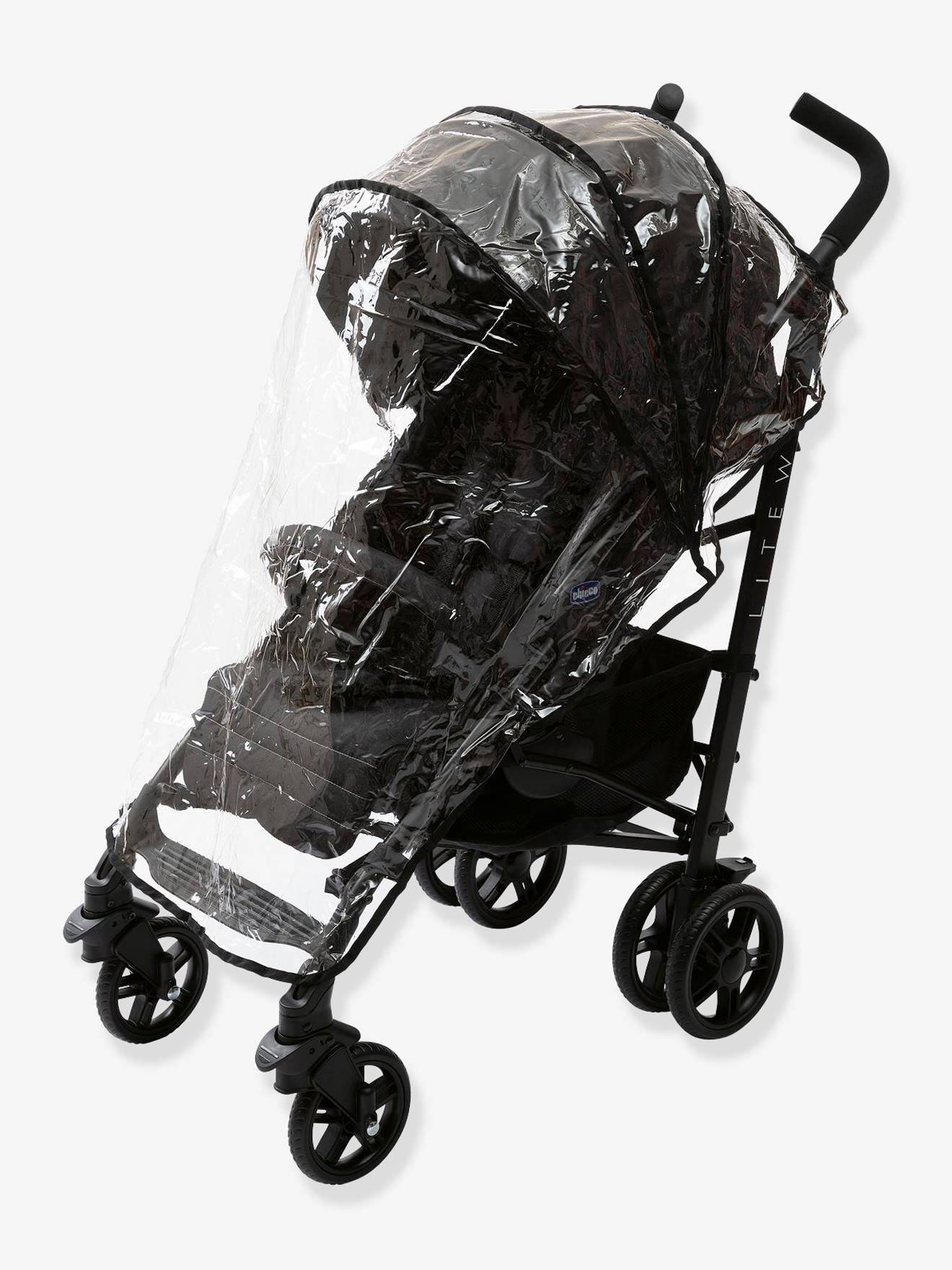 Carrinho de bebê CHICCO Liteway 4, preto liso