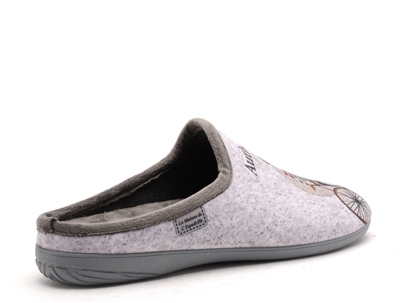 La maison de l espadrille chaussons homme 6746 5 gris