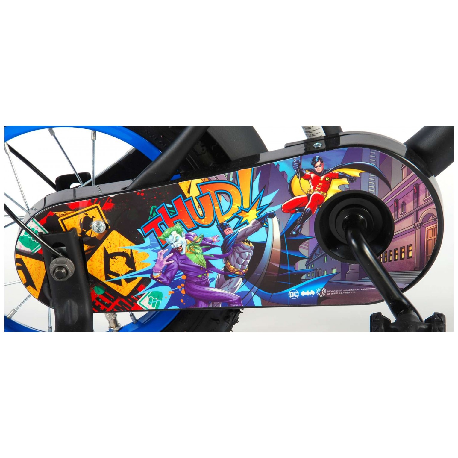 Batman Fiets - 12 inch - Zwart