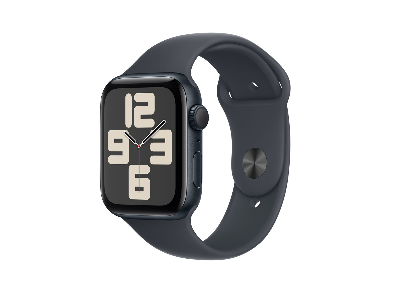 APPLE WATCH SE GPS 44MM ALUMÍNIO MEIA-NOITE BRACELETE SPORT MEIA-NOITE M/L