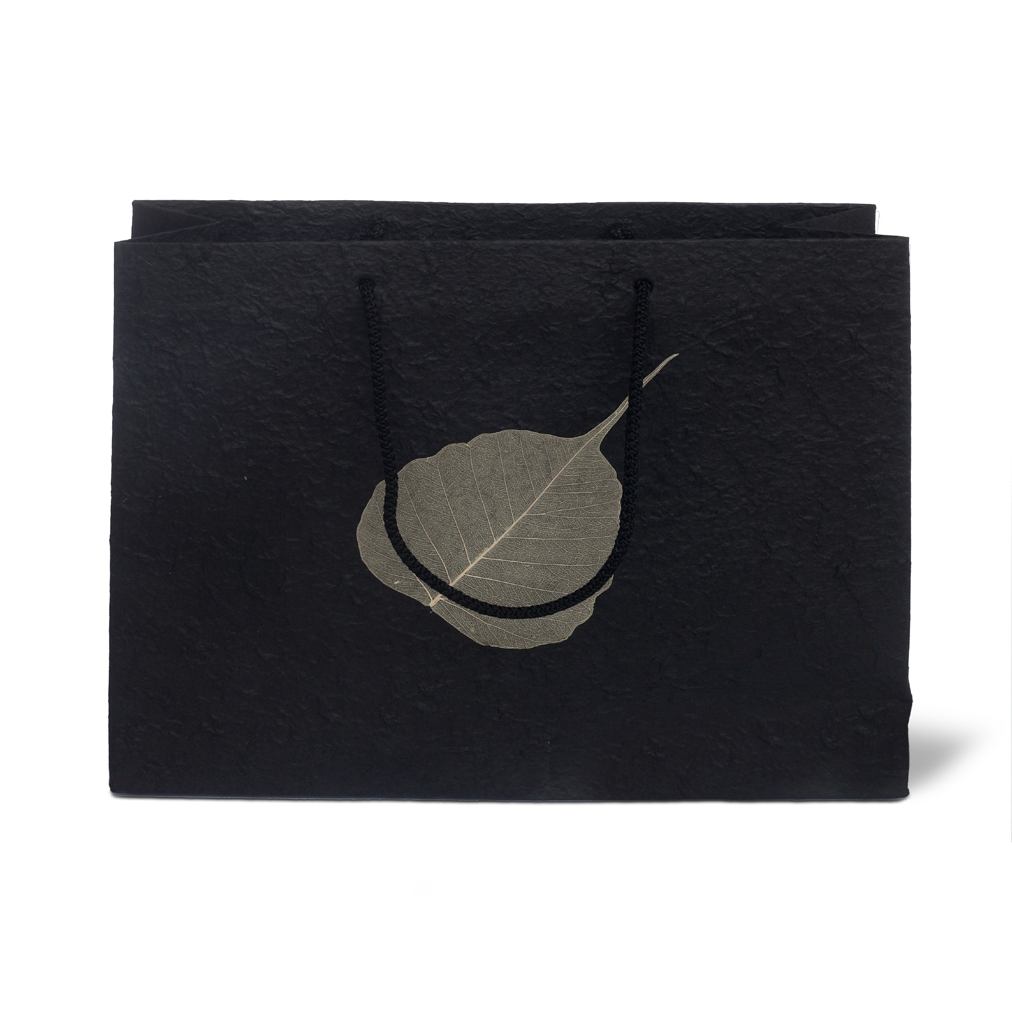 Tasche 'Bodhi-Blatt', schwarz, B 30 cm, H 25 cm, T 10 cm günstig bestellen