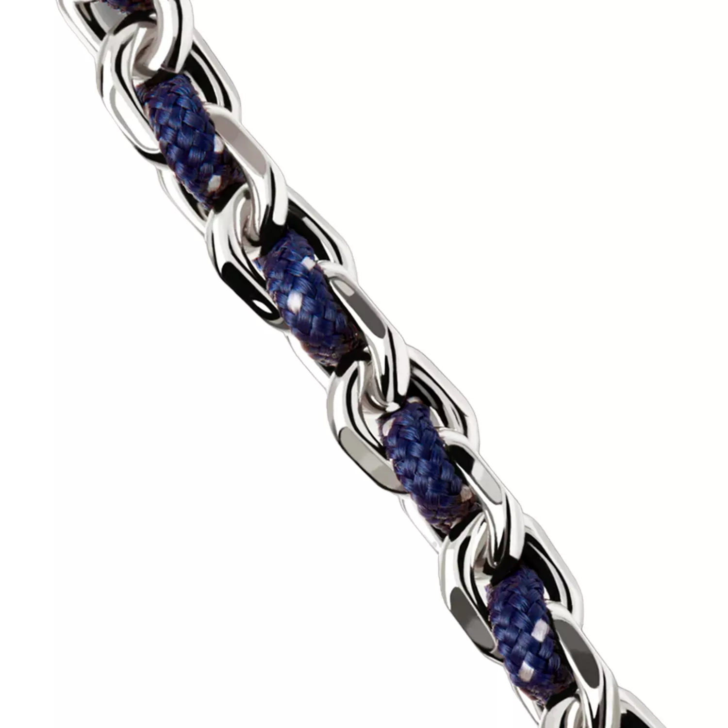 PDPAOLA Midnight Rope And Chain Armbånd Sølv PU02-687-U