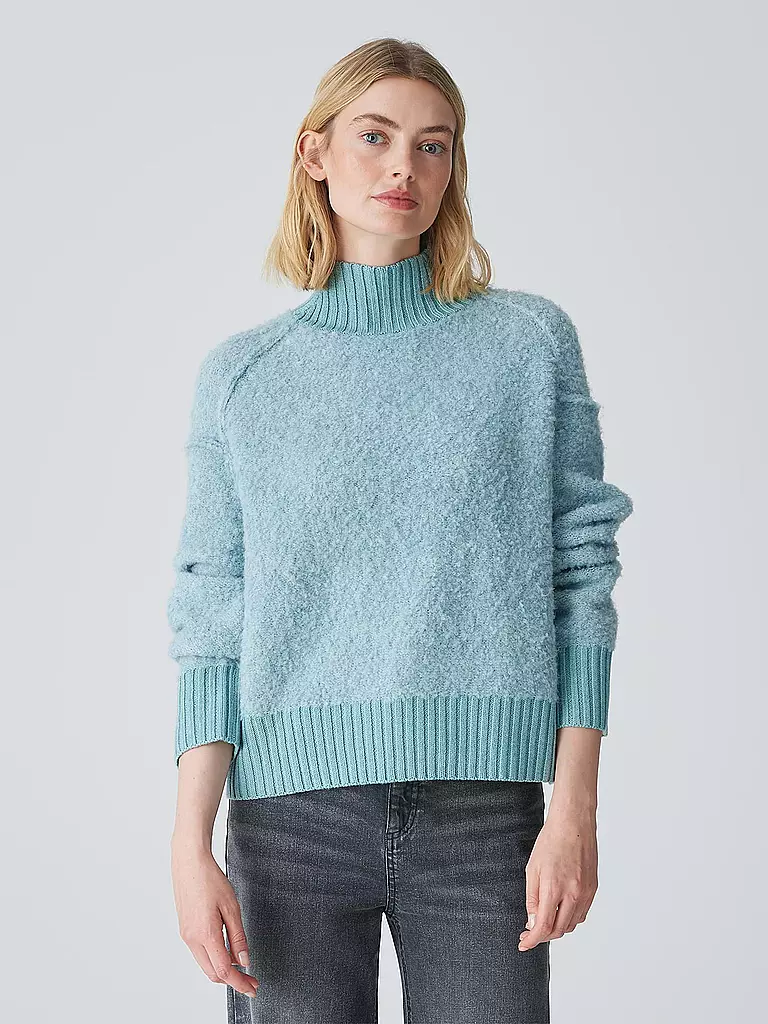 OPUS Rollkragenpullover PUKLANA blau
