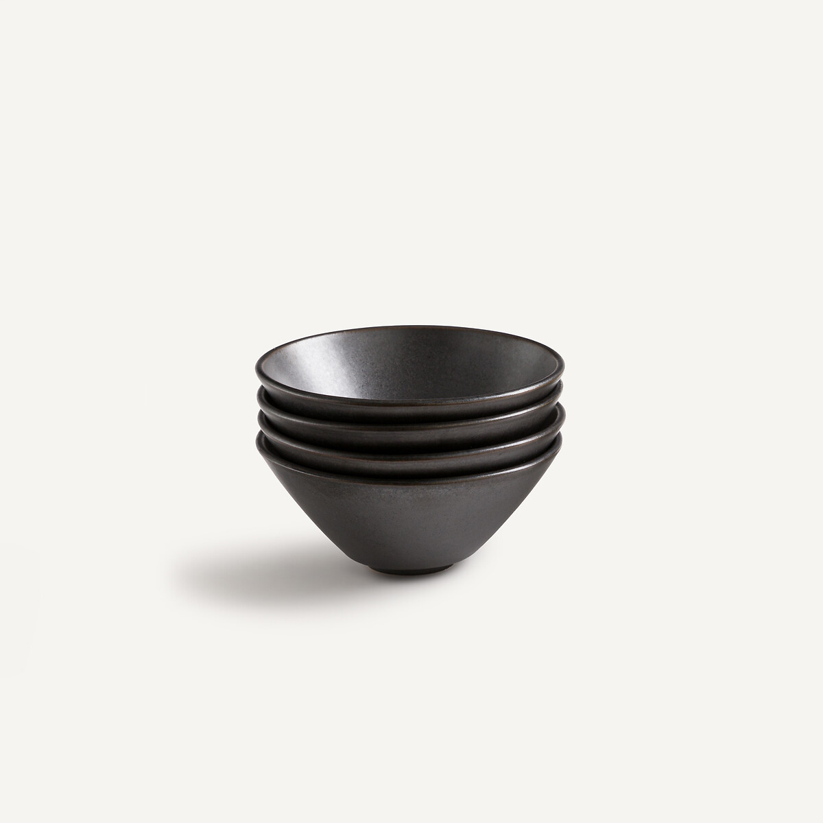 AM.PM<br>Conjunto de 4 molheiras de cerâmica esmaltada, Kanso