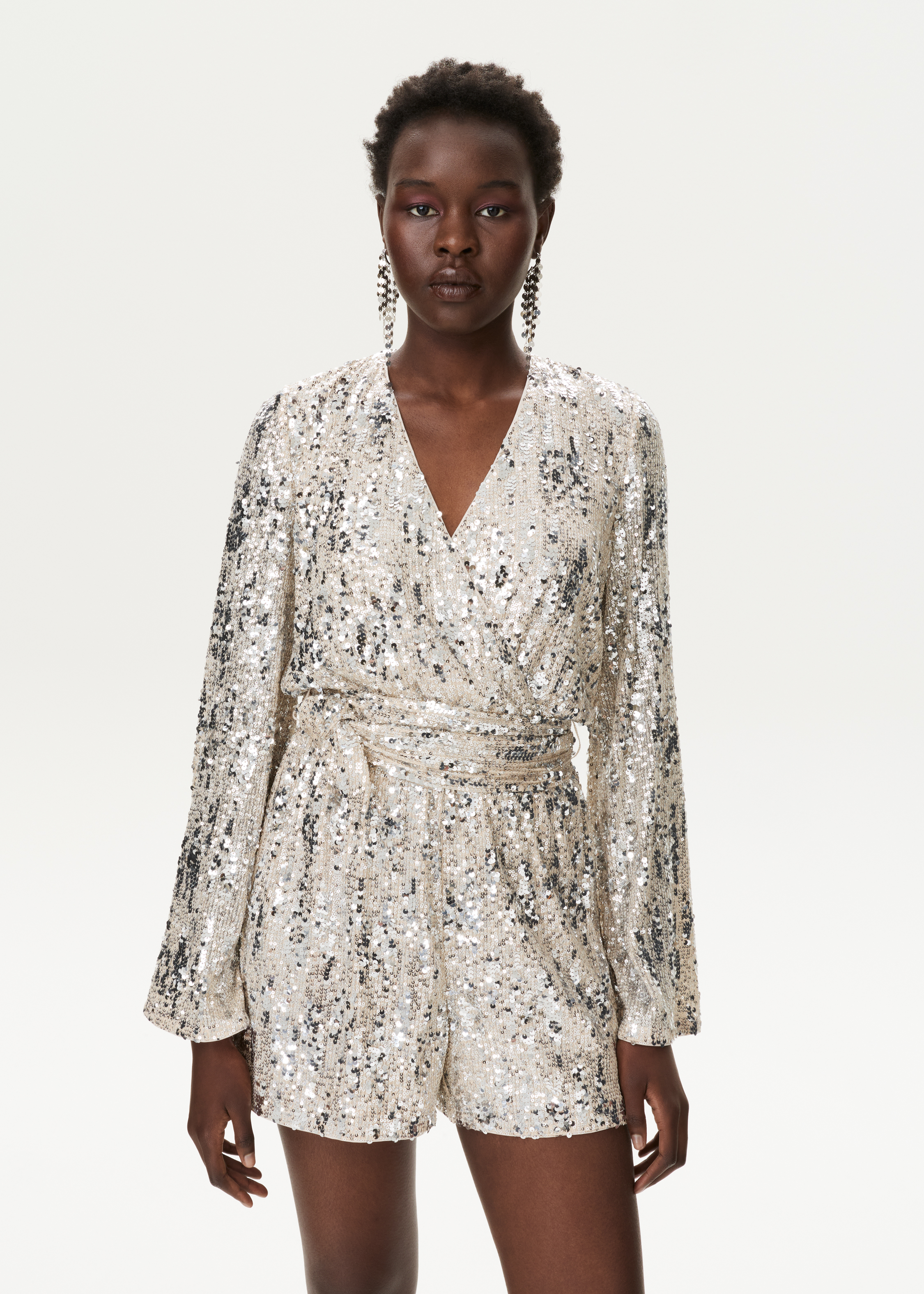 Pailletten playsuit