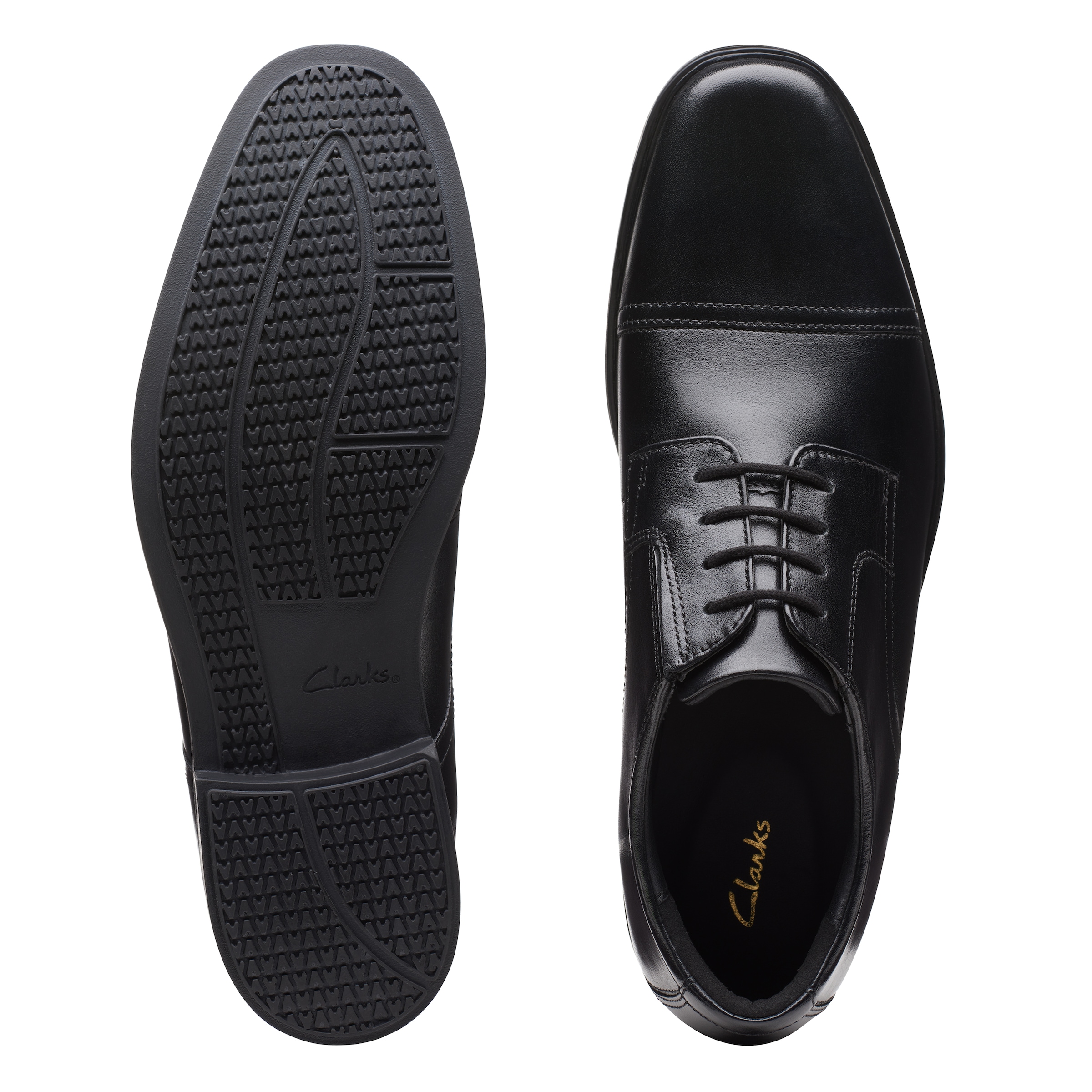 Clarks Schnürschuh »Howard Cap«  in eleganter Optik, Freizeitschuh, Halbschuh, Schnürschuh