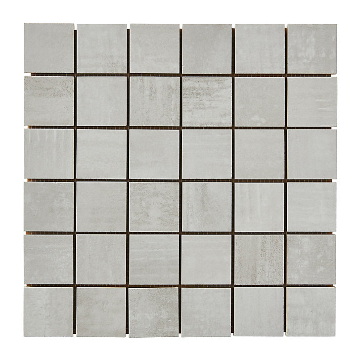 Mosaïque sol et mur blanc 30 x 30 cm Dourtio (lot de 5)