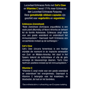 Lucovitaal Echinacea Forte Met Cat`s Claw & Vitamine C 30CP