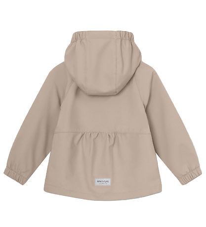 Mini A Ture Softshelljacke m. Fleece - MatBriddi - Sesam