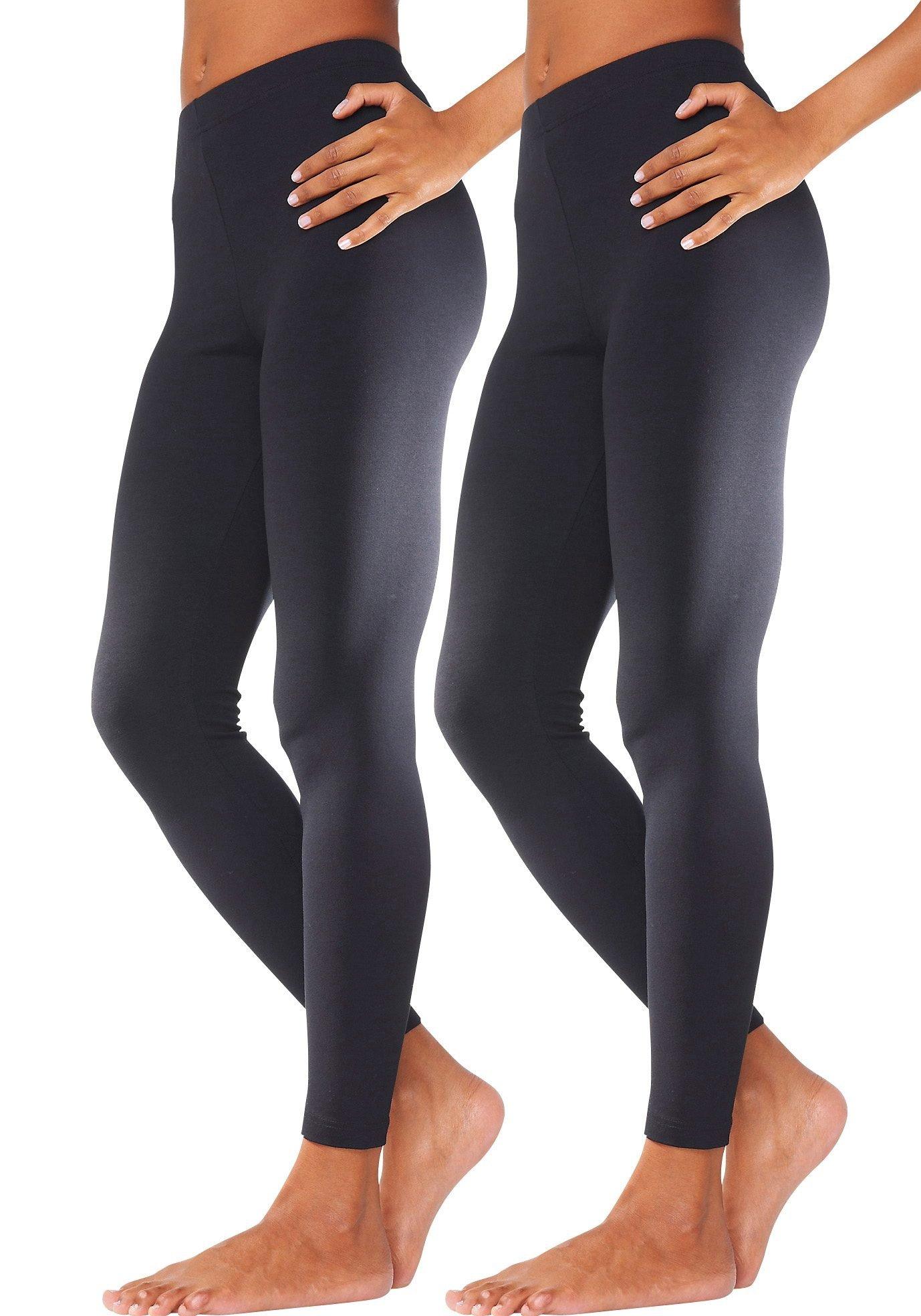 Doppelpack Leggings mit Gummibund