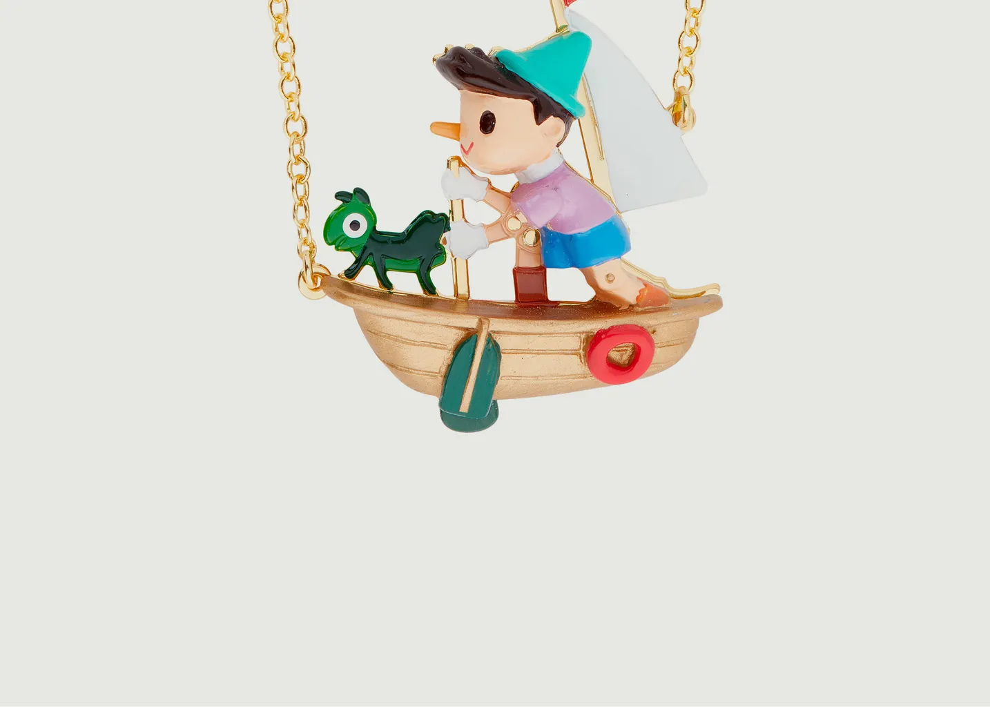 Collier Piccolino, Pinocchio et cricket N2