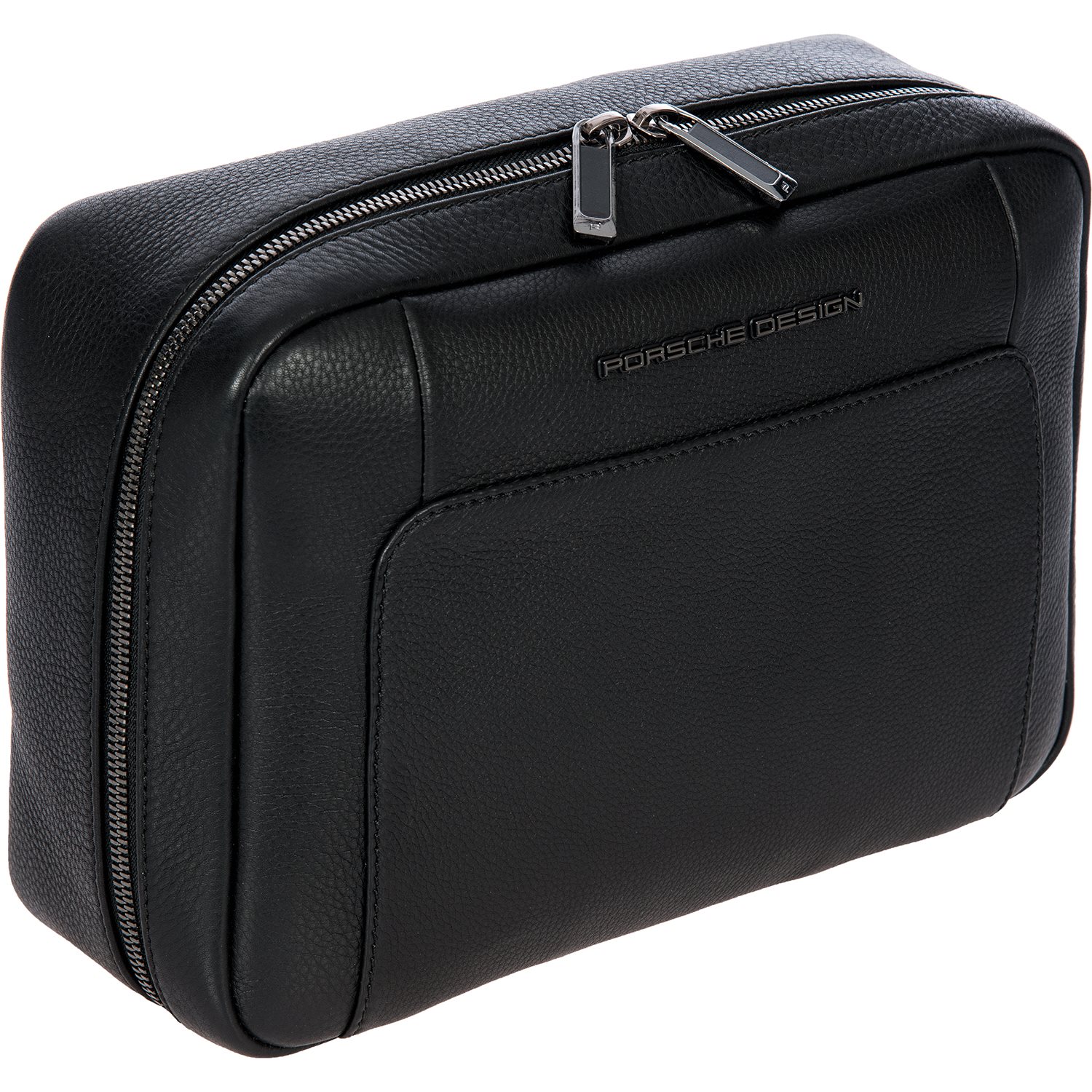 Porsche Design Roadster Leather Washbag L black