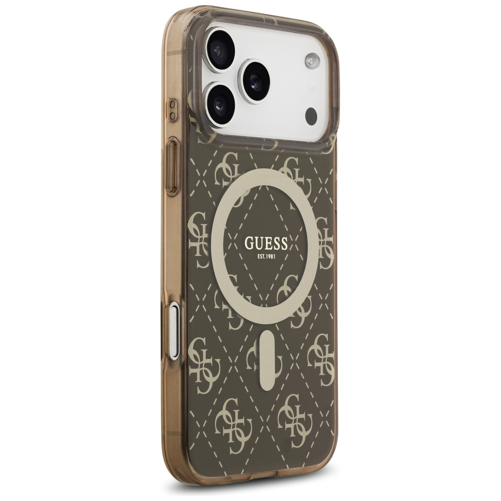 iPhone 17 Pro Max MagSafe Hardcase Hülle IML 4G Background (GUHMP17XH4DTEW) - Braun