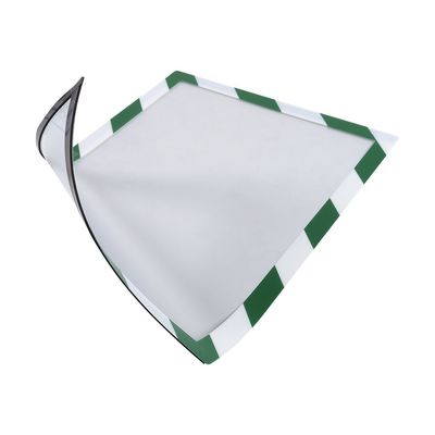Exacompta - Cadre d'affichage magnétique de sécurité bicolore - A4 - vert/blanc