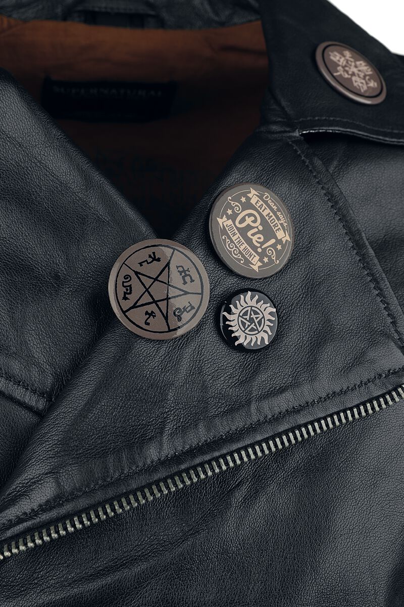Anti Possession | Supernatural Veste en cuir
