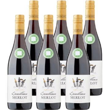 Excellence - Merlot - 6 x 750 ML - zonder doos