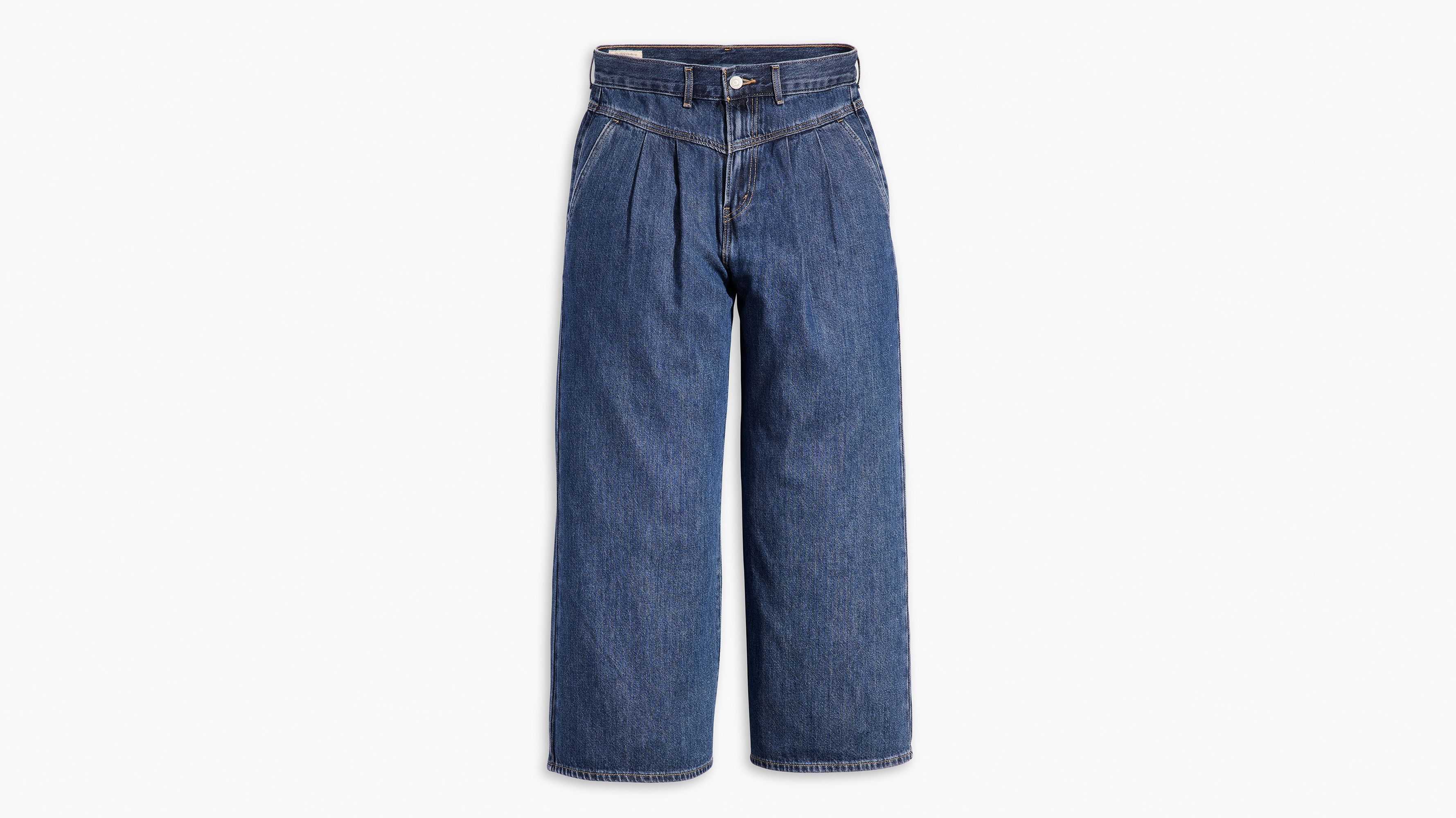 Jean Baggy Lightweight - Paper Map - Bleu