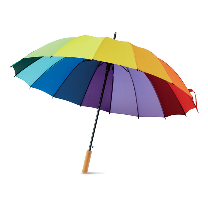 GiftRetail MO6540 - BOWBRELLA Parapluie arc-en-ciel 27 \