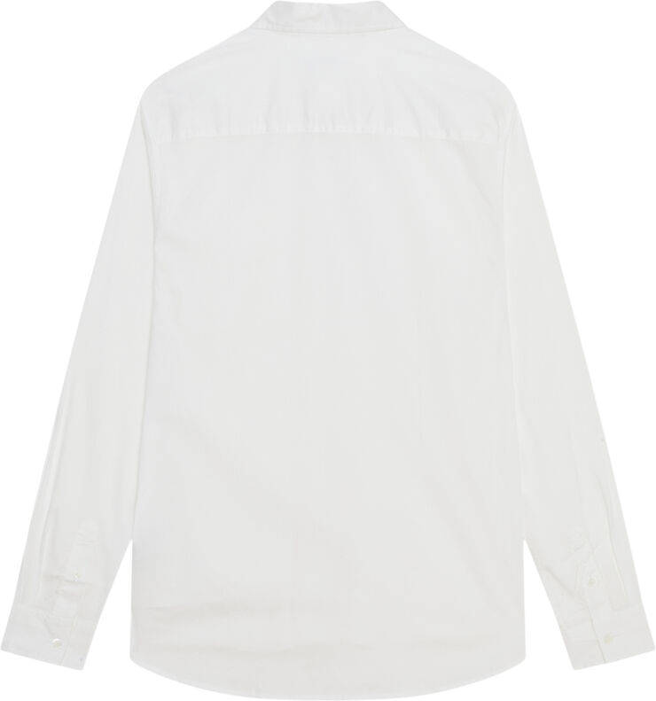 Wood Wood WWTimothy Paper Poplin Shirt Bright white