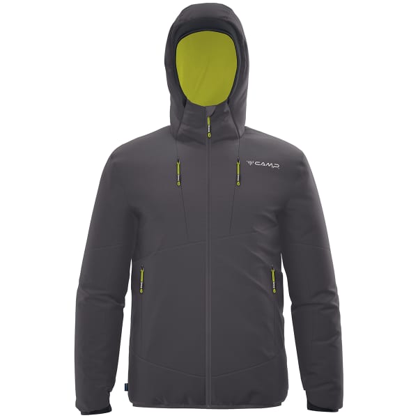 Doudoune alpinisme CAMP BREVA JKT ASPHALT GREY / LIME PUNCH