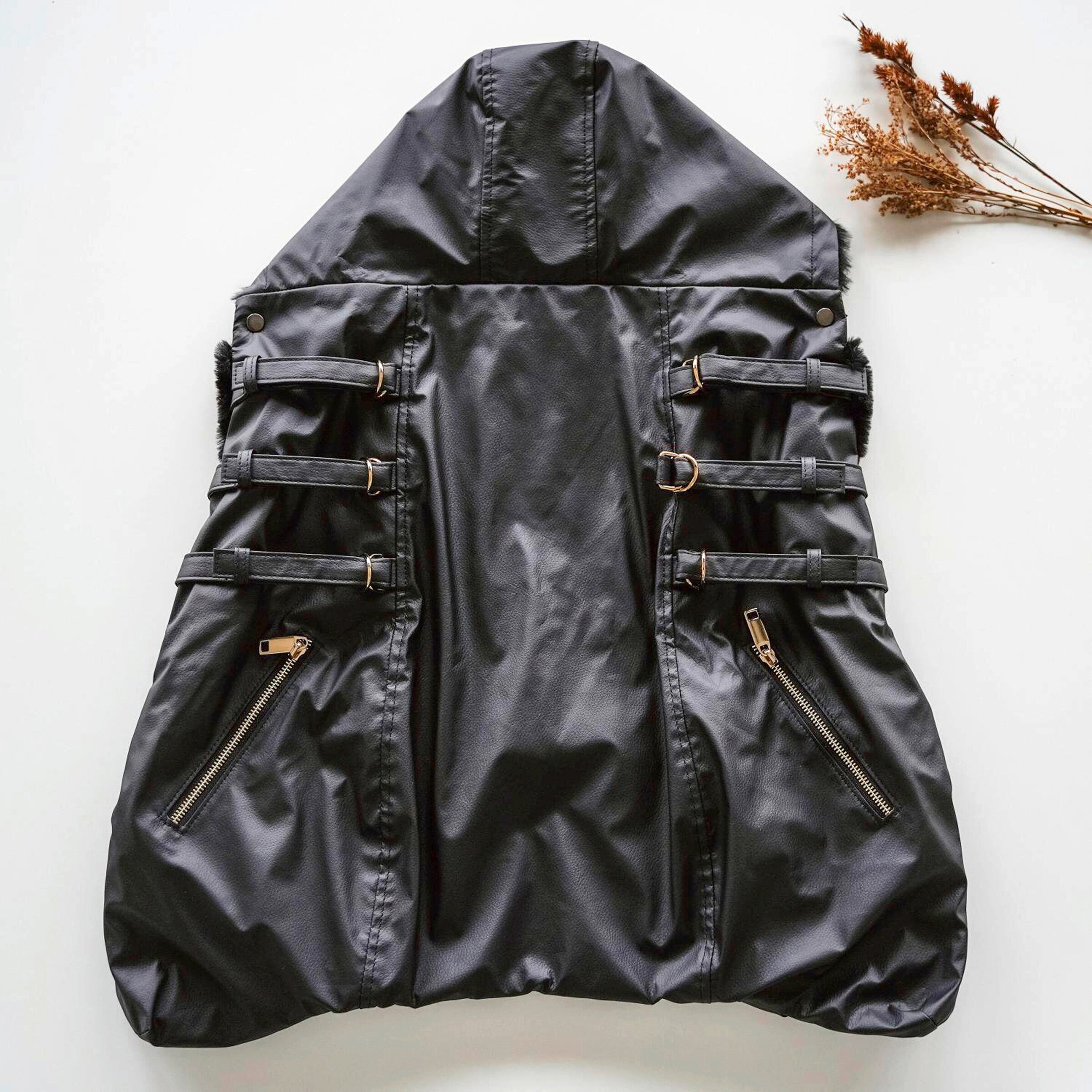 Rookie Wintercover für Babytrage schwarz
