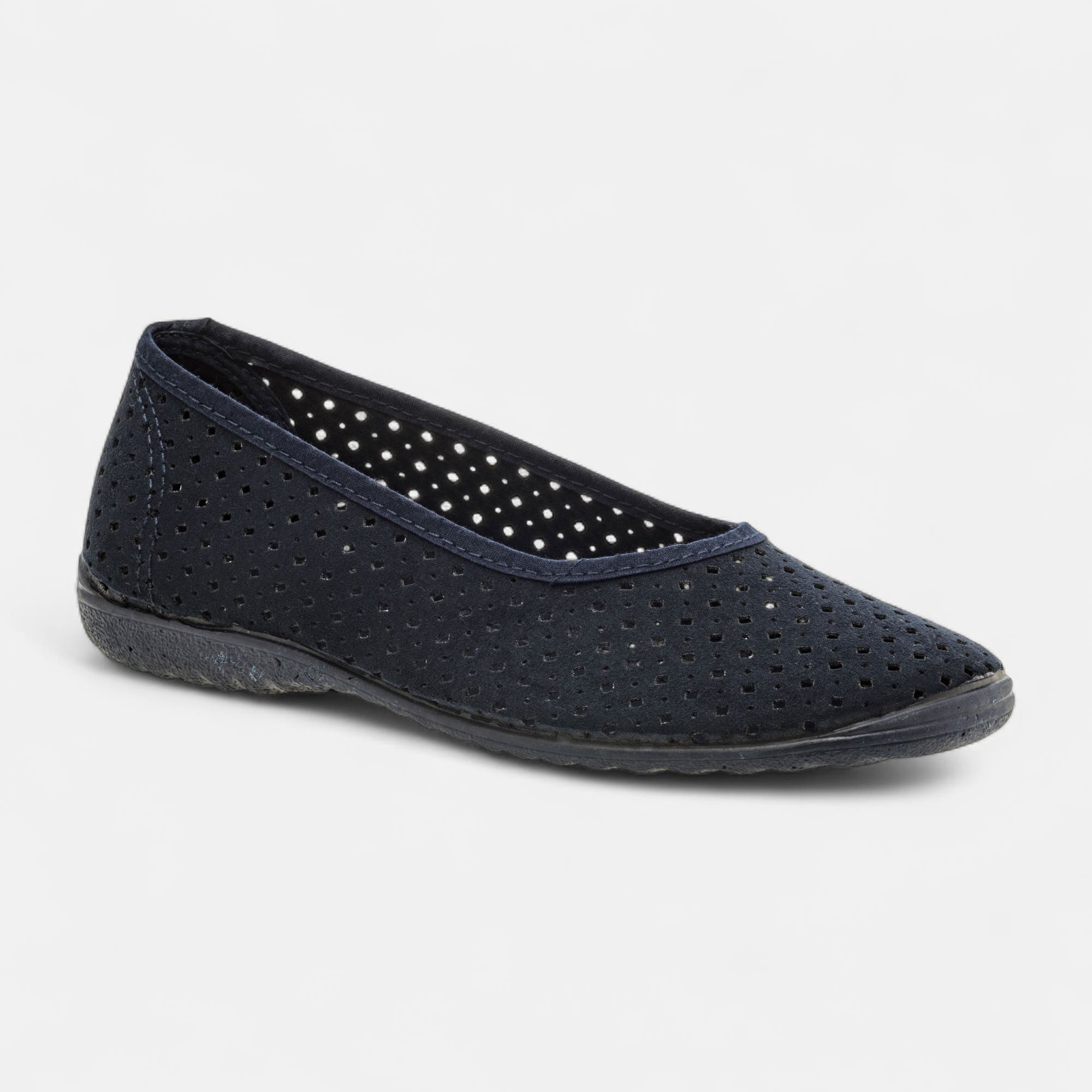 Chaussons ballerines Femme bleu marine