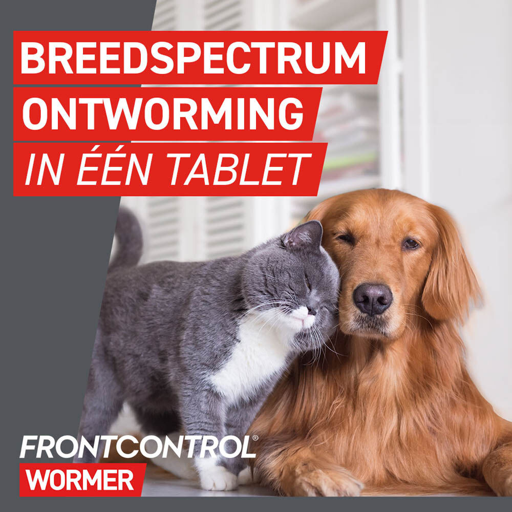 Frontcontrol Wormer Hond XL - Ontwormingsmiddel - 2 Stuks - XL