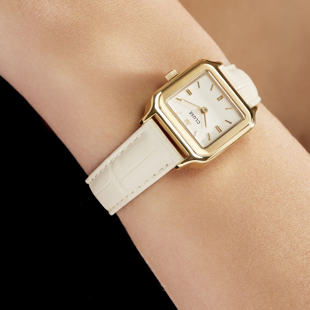 Montre Cluse Gracieuse Petite Blanc
