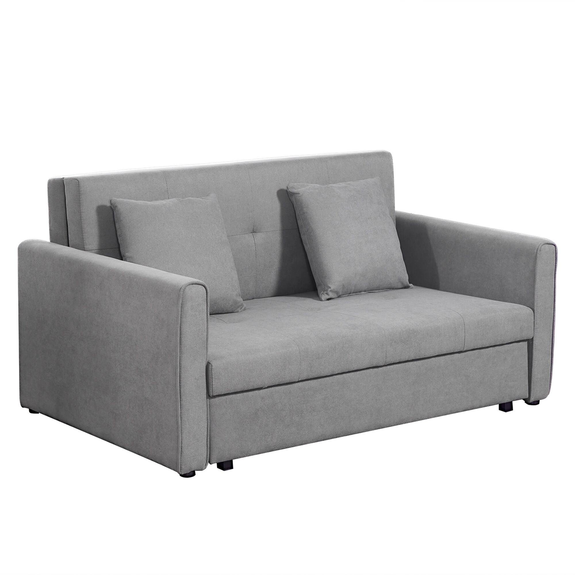 HOMCOM Schlafsofa mit Ausziehfunktion 152L x 101B x 81H cm