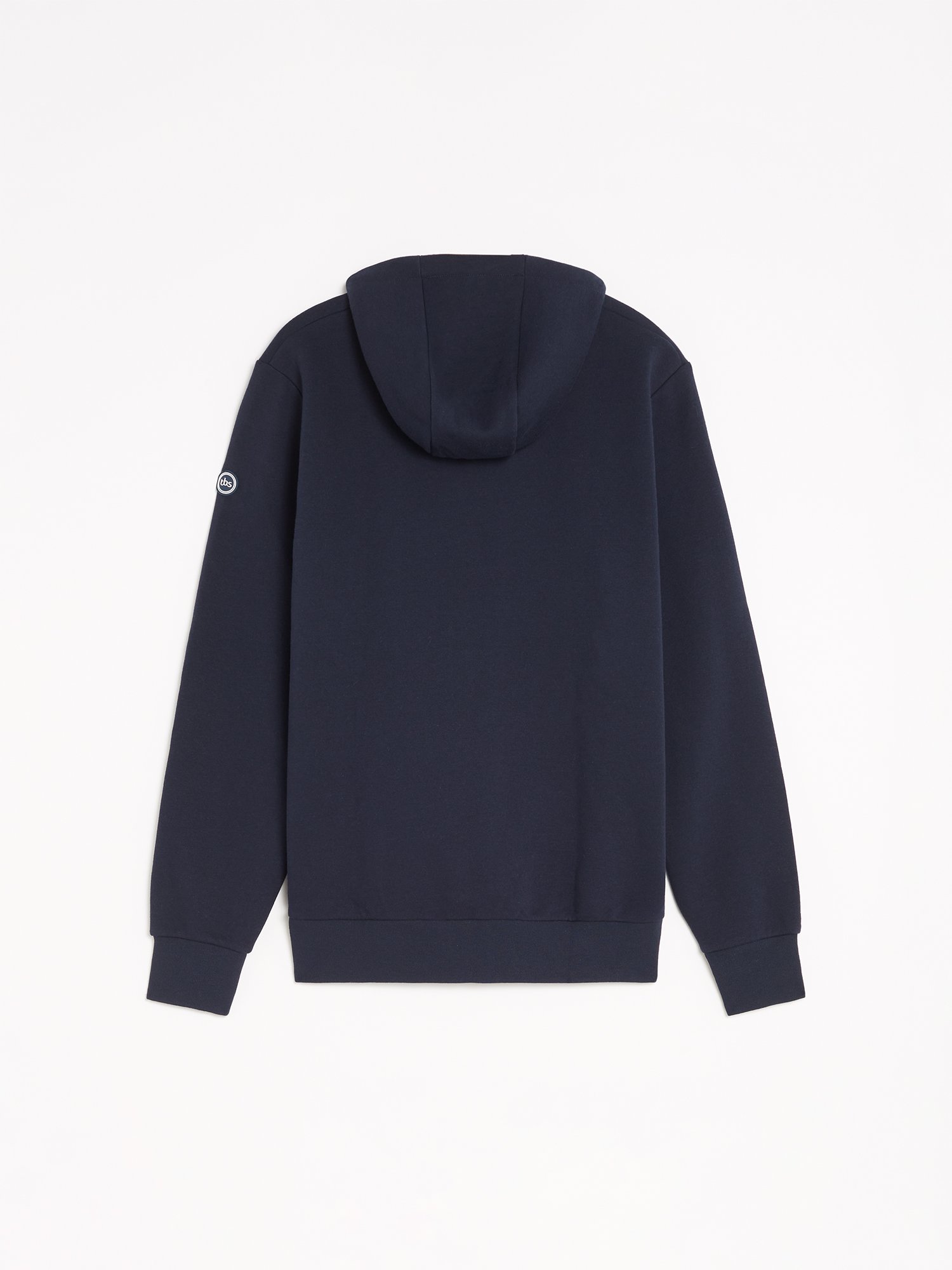 Sweat Zippé Homme A Capuche Marine