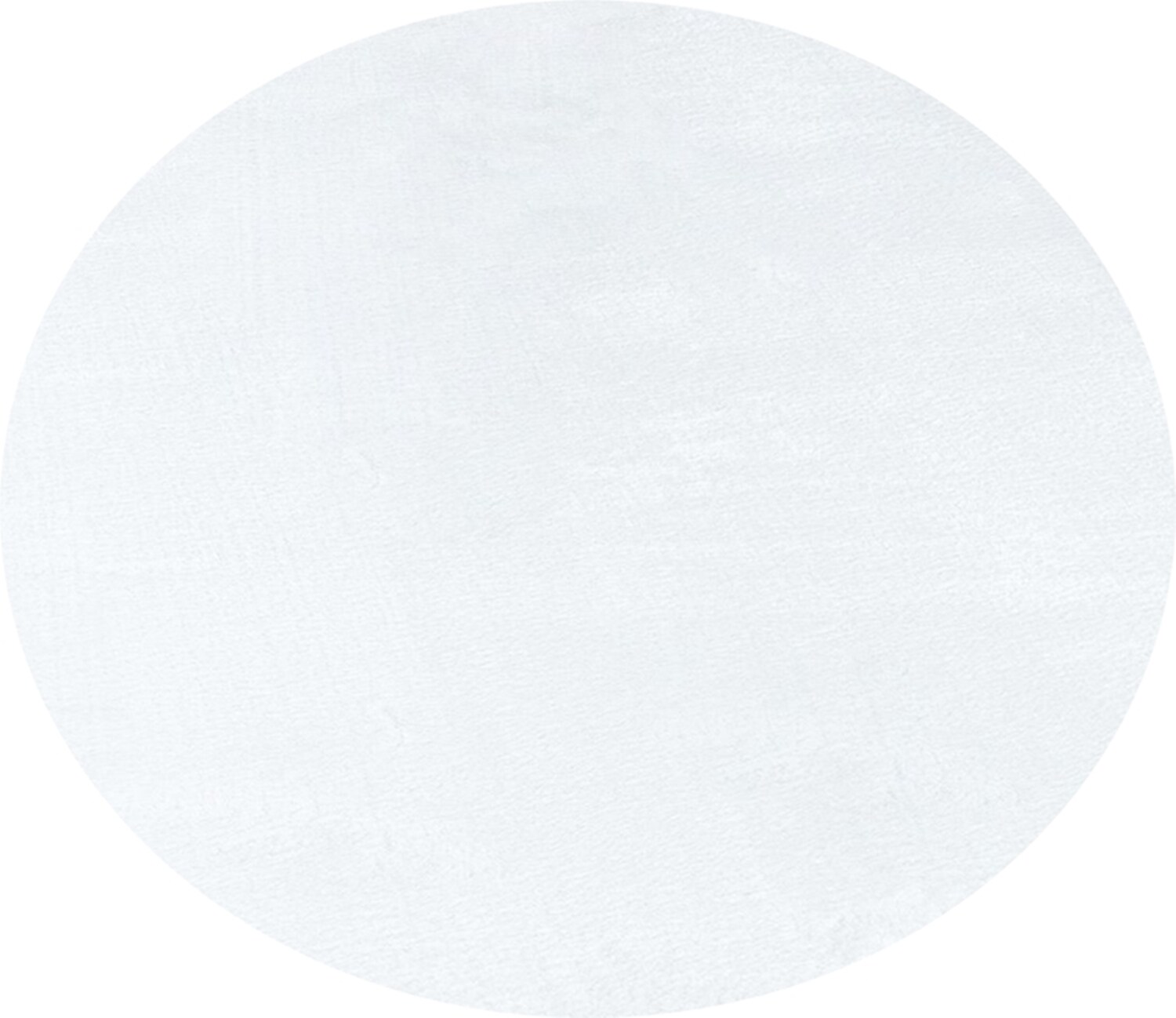 Runde Waschbarer Teppich Weich Flauschig Hochflor Waschbar Einfarbig
