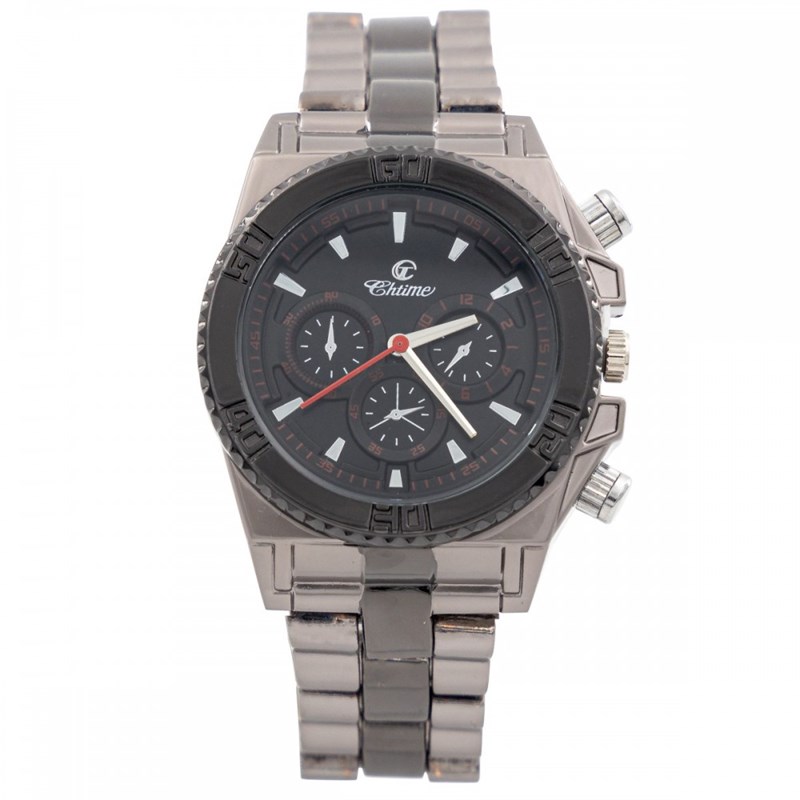 Montre Homme CHTIME bracelet Acier Argenté