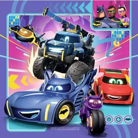 Ravensburger Puzzle - DC Comics: An alle Batwheels! 3 x 49 Teile