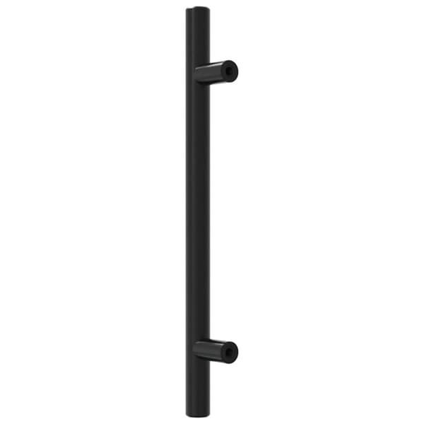 vidaXL Skaphåndtak 20 stk svart 128 mm rustfritt stål