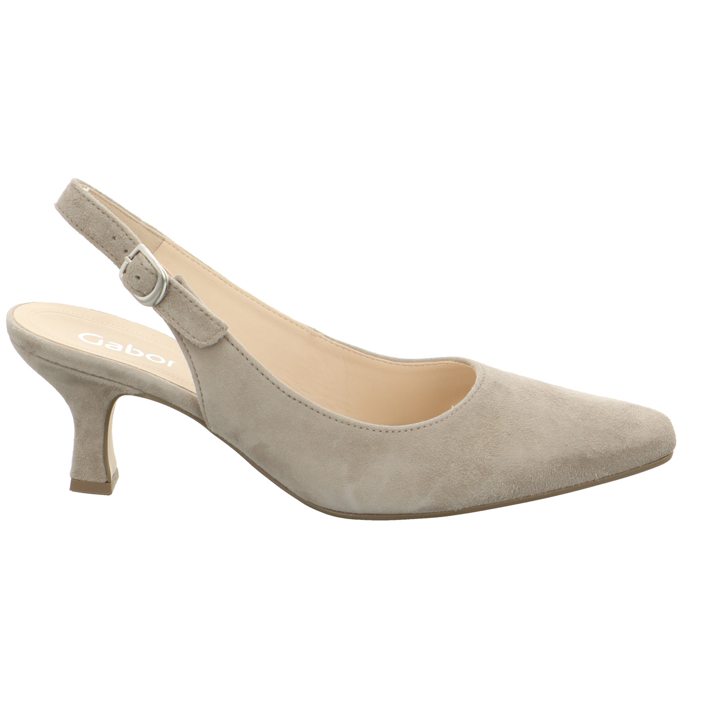 Spangenpumps grau