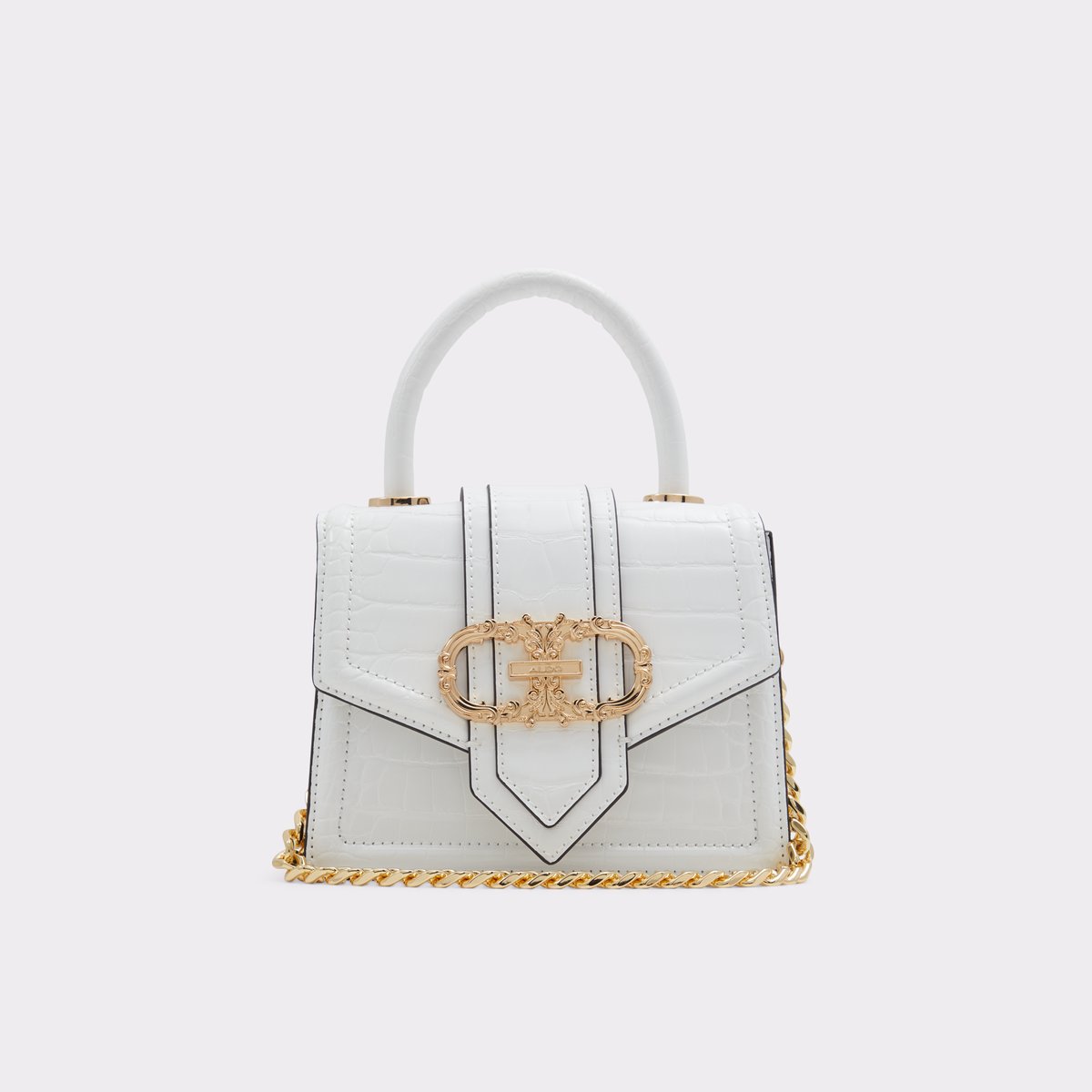 Theodoraa White Women Top Handle Bags