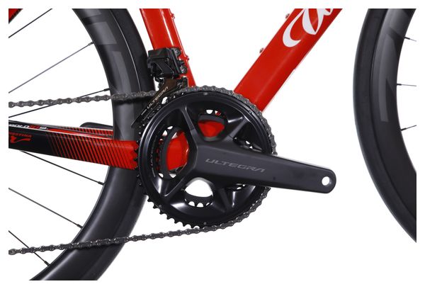 Vélo de Route Wilier Triestina Cento10 SL Shimano Ultegra Di2 12V 700 mm Rouge Noir 2023 - Produit Reconditionné