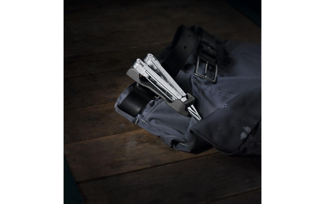 SwissTool X in Kunststoff-Gürtelhalter<br>Multitool