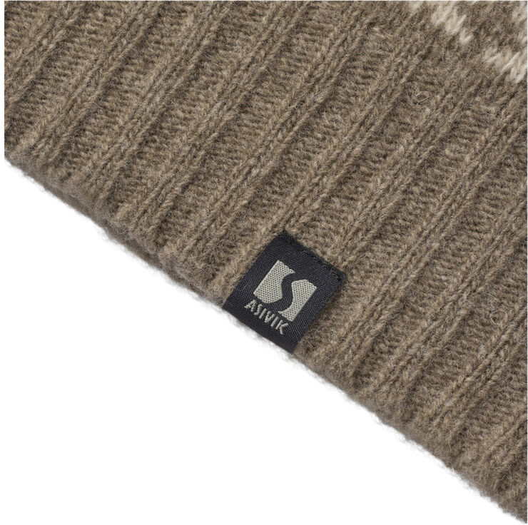 Asivik Asivik Hjelm Lambswool Sweater, Herre Brun