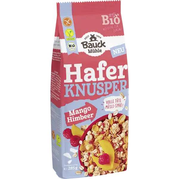 Bio Hafer Knusper Müsli Mango & Himbeere