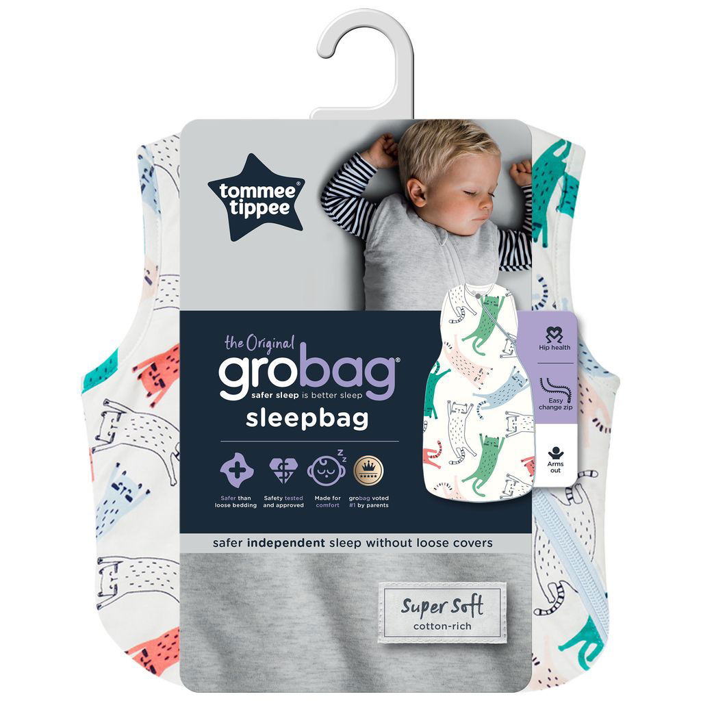 Tommee TippeeTommee Tippee   Original Grobag Schlafsack 0.2 TOG Pets 105 cm