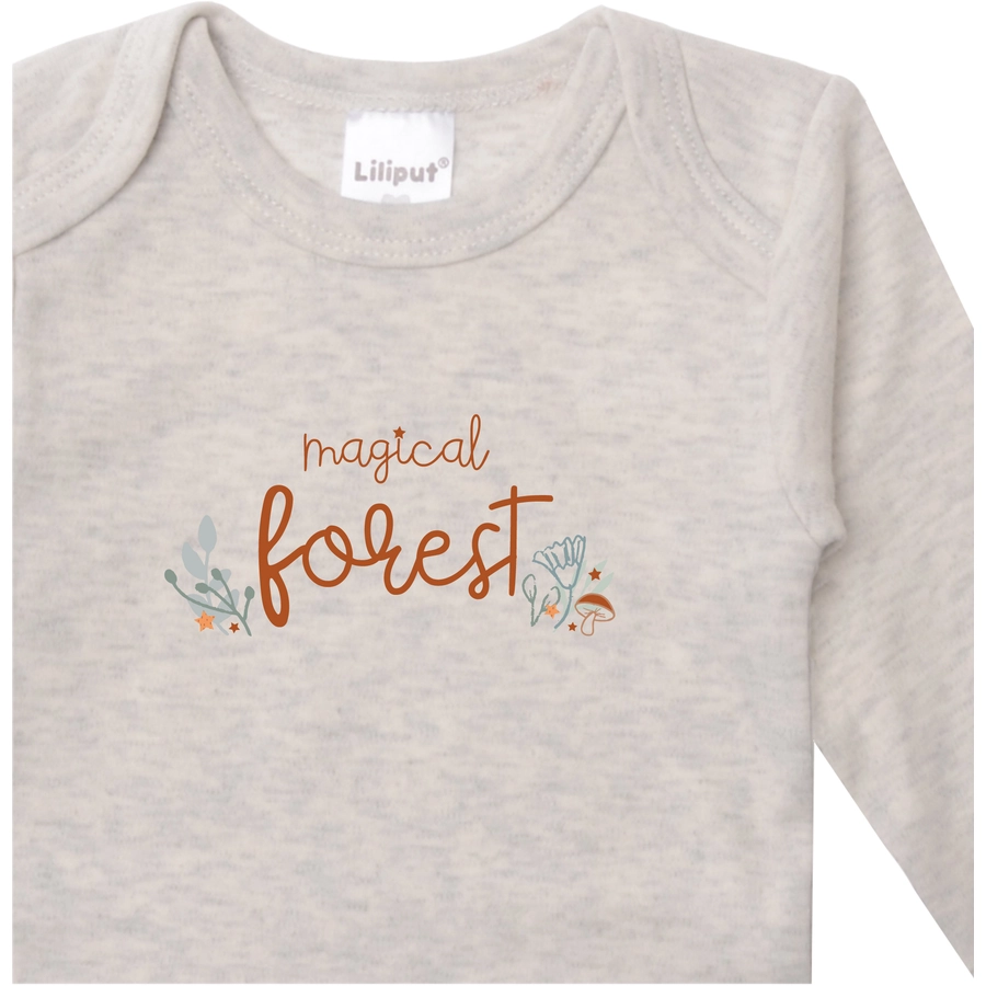 Liliput Langarmbody (Set, 2-tlg.) grau-weiss